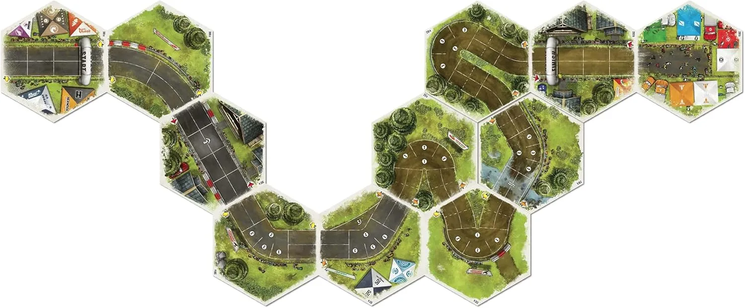 | Rallyman: Dirt Monte Carlo | Expansion | Dice Rolling Board Game | Push Your Luck Game |Ages 14  | 1 to 6 Players | 60  Minutes
