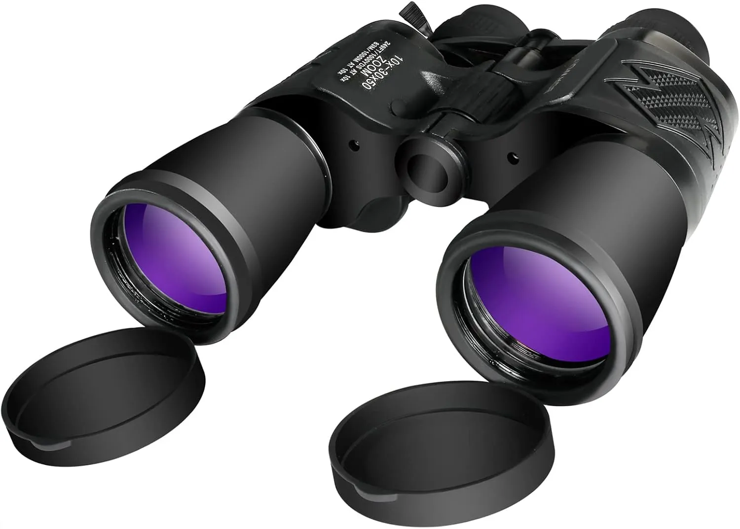 10-30X50 High Magnification HD Long Range Zoom 10X-30X Magnification Wide Angle Binoculars for Hunting Telescope