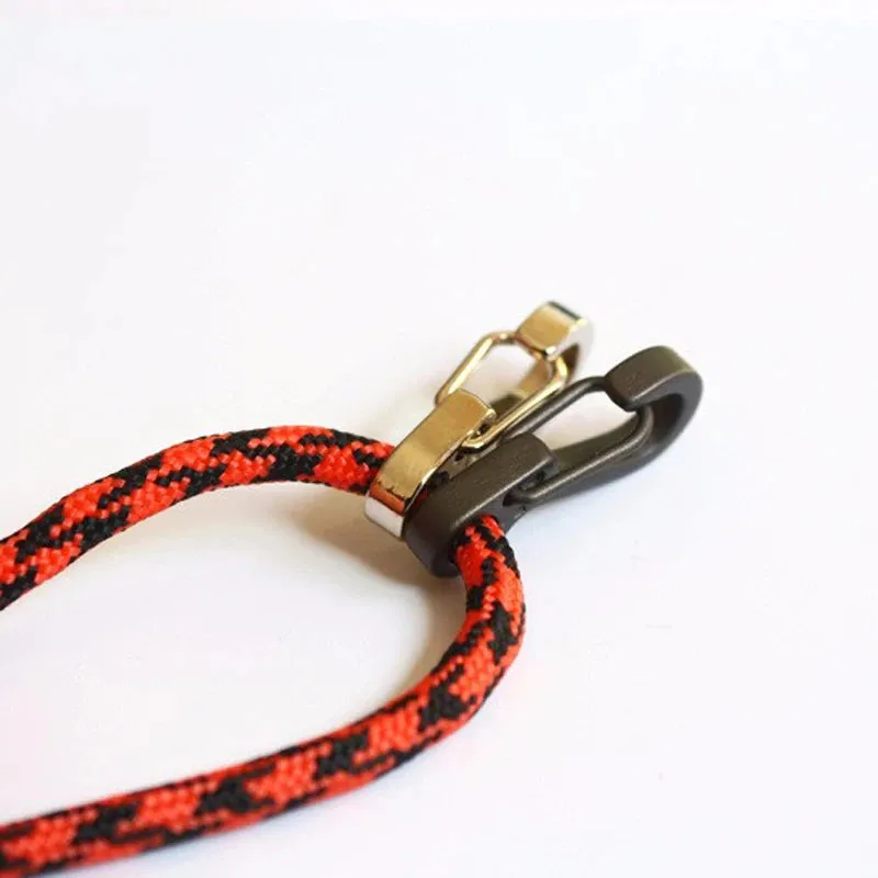 10 Pcs Camping Equipment Survival EDC Paracord Carabiner Snap SF Spring Clip Hiking Hook Backpack Tactical Buckle Camp Kit