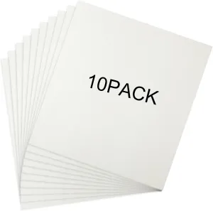 10 Pcs Kiln Paper Ceramic Fiber 11 x 12 x 0.12 in High Temperature Ceramic Temp Gasket Material Paper White Insulation Fireproof Microwave Kiln Sheet for Glass Fusing(0.12 in)