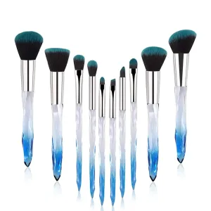 10-Piece Professional Makeup Brush Set X4 style