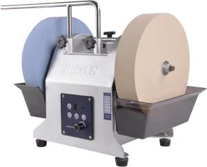 10'' Water Cooled Sharpening System for Edge Tools，Two-Direction Double Grinding Wheel Variable-Speed Wet Sharpener (Double Grinding Wheel)
