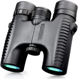 10 x 26 Waterproof Binoculars Foldable Multilayer Coating Transparent Zoom Hiking Travel Hunting Bird Watching (Colour: A)
