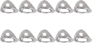 10Pcs Climbing Hanger Mountaineering Hanger Lightweight Stainless Steel Rock Climbing Anchors Safety Hanger for Cave Exploration Engineering Protection