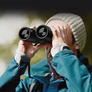 10x42 Binoculars, Compact Autofocus Binoculars, with Tripod Connector, Low Light Night Vision, for Bird Watching, Hunting, Hiking, Climbing, for Adults, Kids
