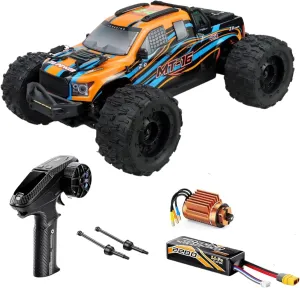 1/16 ROG1 MT16 Brushless RC Truck, 80km/h High Speed Mini RC Truck, 4WD RC for Adults with 3S 2200Mah Battery