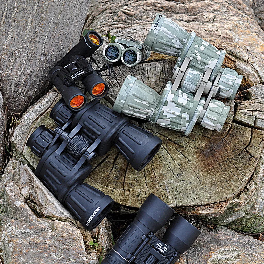 12x25 Compact Binocular - Black