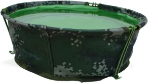 1Pc Portable Outdoor Folding Basin Collapsible Water Container for Camping Hiking Fishing and Picnics Lightweight and Easy to Carry with Random Inner Color