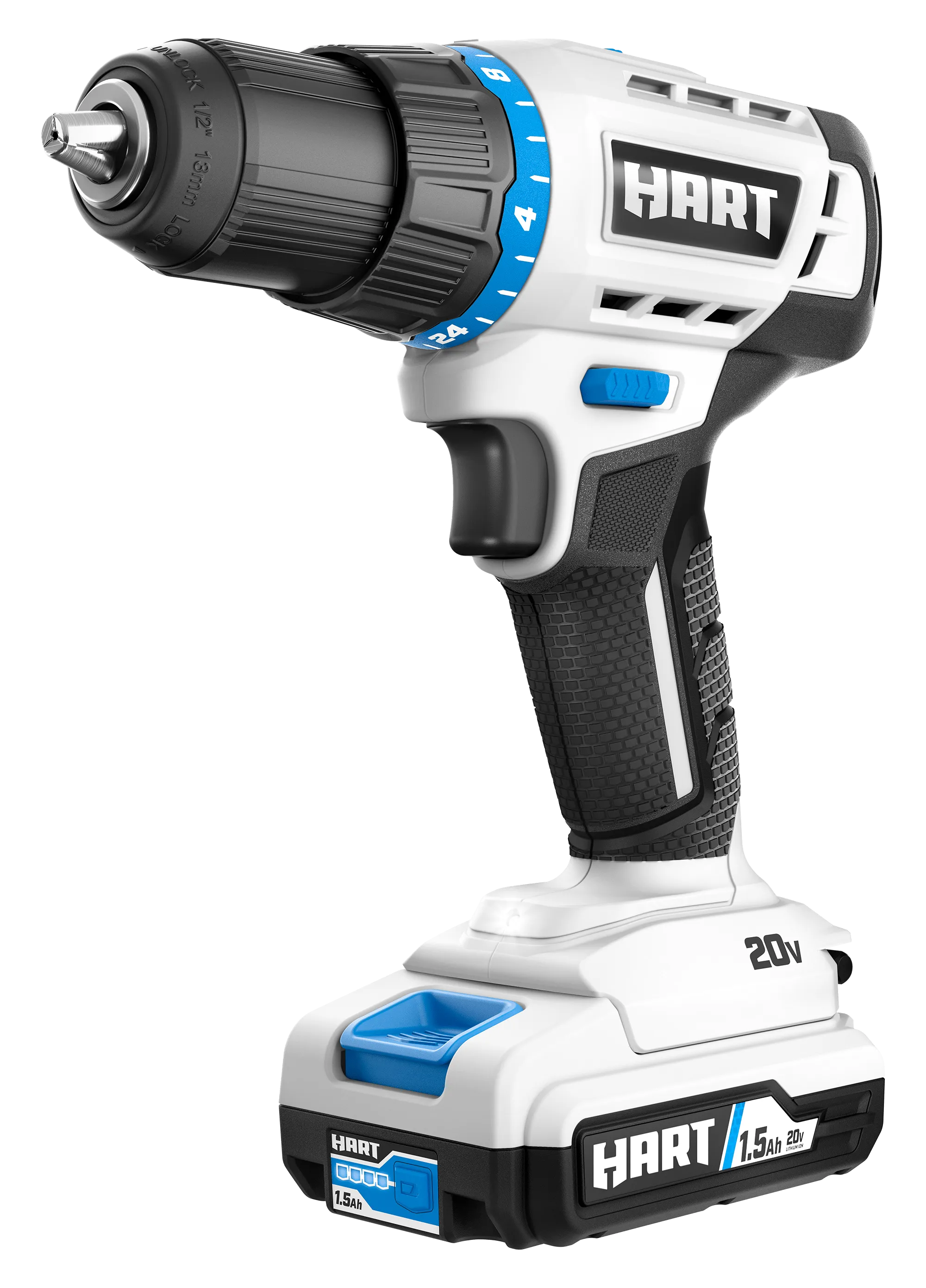 20V 1/2" Cordless Drill/Driver Kit