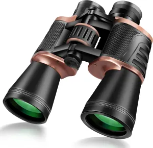 22x50 Binoculars for Adults High Powered, BAK-4 Prism HD FMC, Professional Waterproof Binoculars for Bird Watching, Hunting, Travel with Carrying Bag