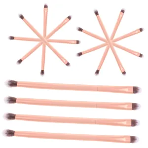24pcs Double Ended Eyeshadow Brush for Women Versatile Eye Makeup Tools for Eyeshadow Nose Contouring and Highlighter Compact and Lightweight for Travel Use