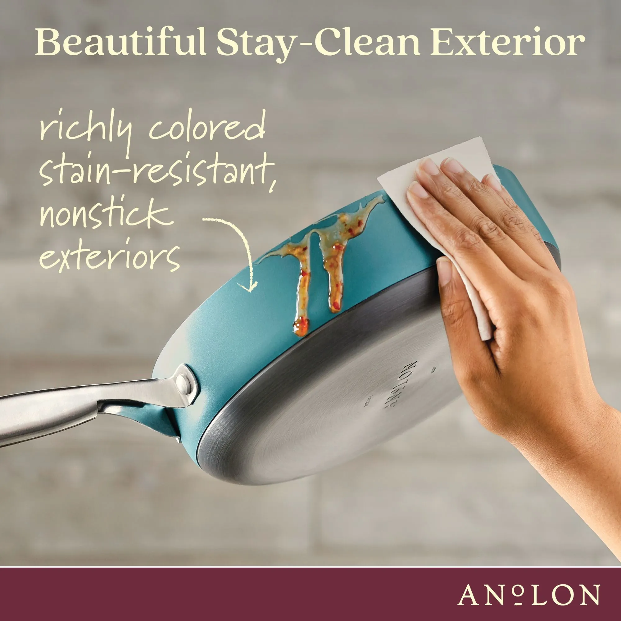 3-Quart Hard Anodized Nonstick Sauté Pan with Lid