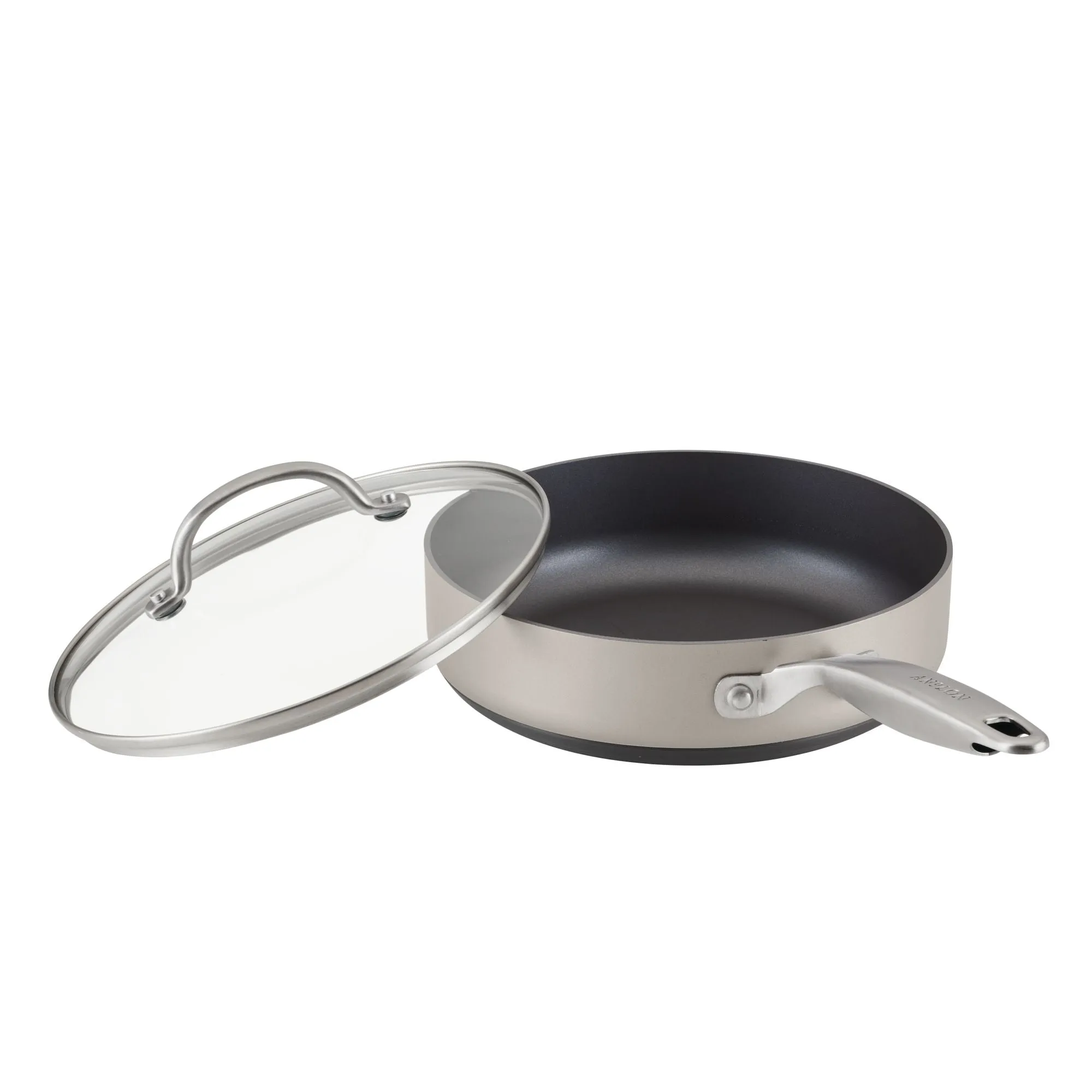 3-Quart Hard Anodized Nonstick Sauté Pan with Lid