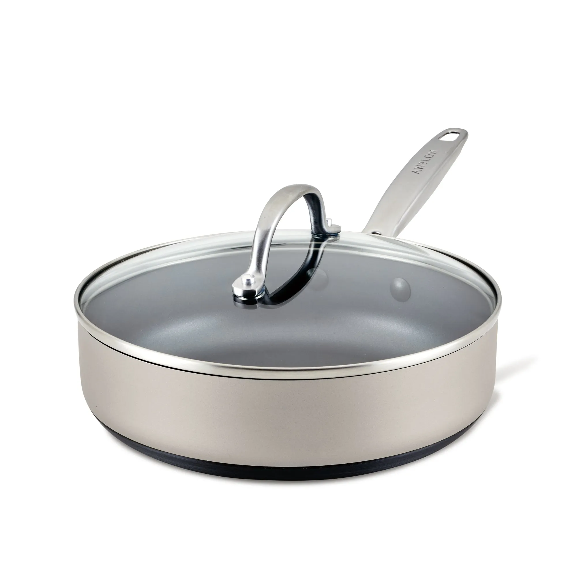 3-Quart Hard Anodized Nonstick Sauté Pan with Lid
