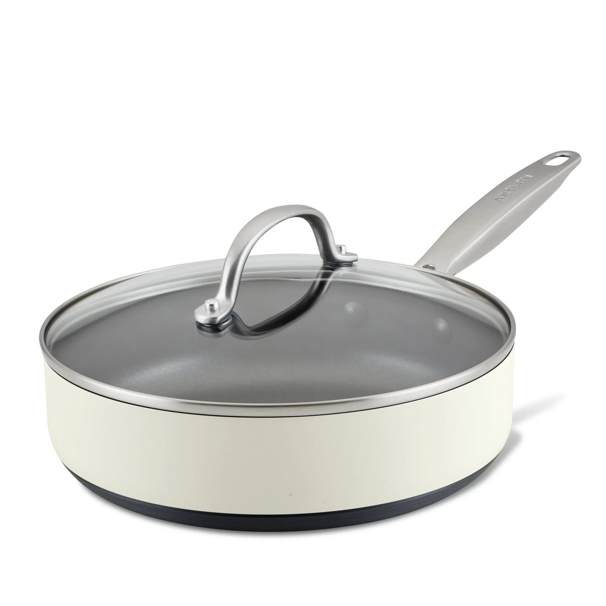 3-Quart Hard Anodized Nonstick Sauté Pan with Lid