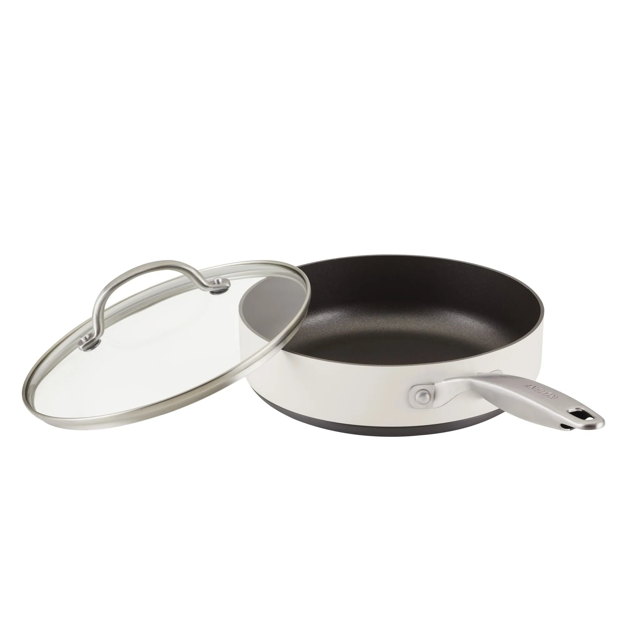 3-Quart Hard Anodized Nonstick Sauté Pan with Lid