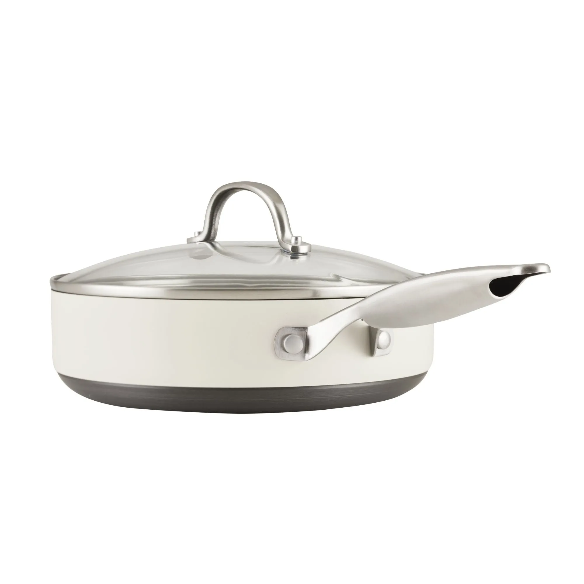 3-Quart Hard Anodized Nonstick Sauté Pan with Lid