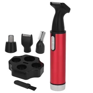 4 in 1 Nose Ear Hair Trimmer Hand Held Repair Eyebrows Tool Shaving Kit Men Grooming Tools Detachable Nose Hair Clipper Mini Comfortable Fashion Thanksgiving Christmas Home DIY