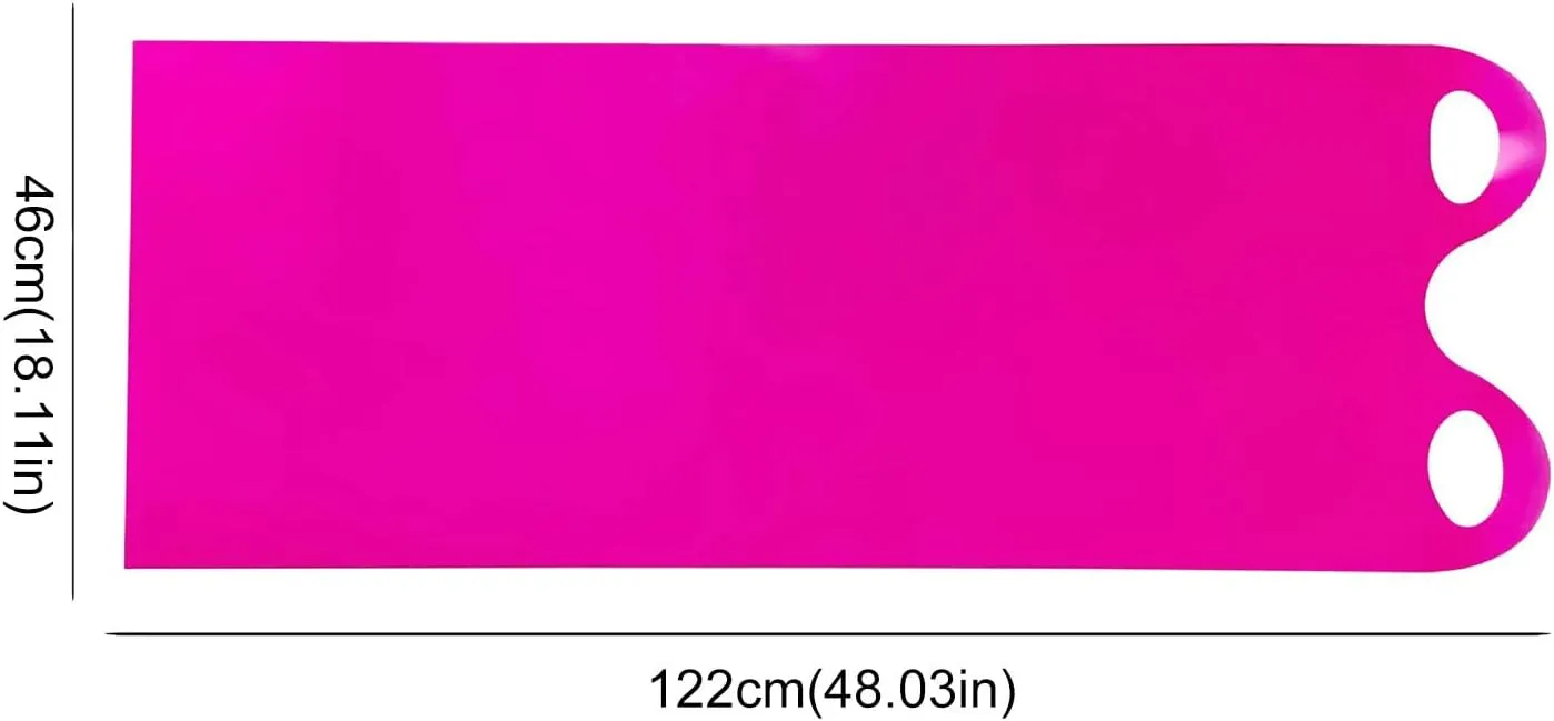 48 Inch Snow Sled for Kids,Plastic Lightweight Thickened Snow Sleds with Handles,Durable Flexible Roll Up Snow Board Winter Downhill Sprinter Sledding for Sand Grass Beach Snow Outdoor