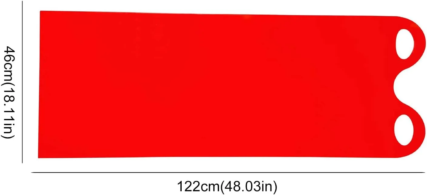 48 Inch Snow Sleds,Plastic Thickened Lightweight Snow Sleds with Handles,Durable Roll Up Flexible Snowboard Winter Downhill Sprinter Sledding for Sand Outdoor Beach Grass Snow