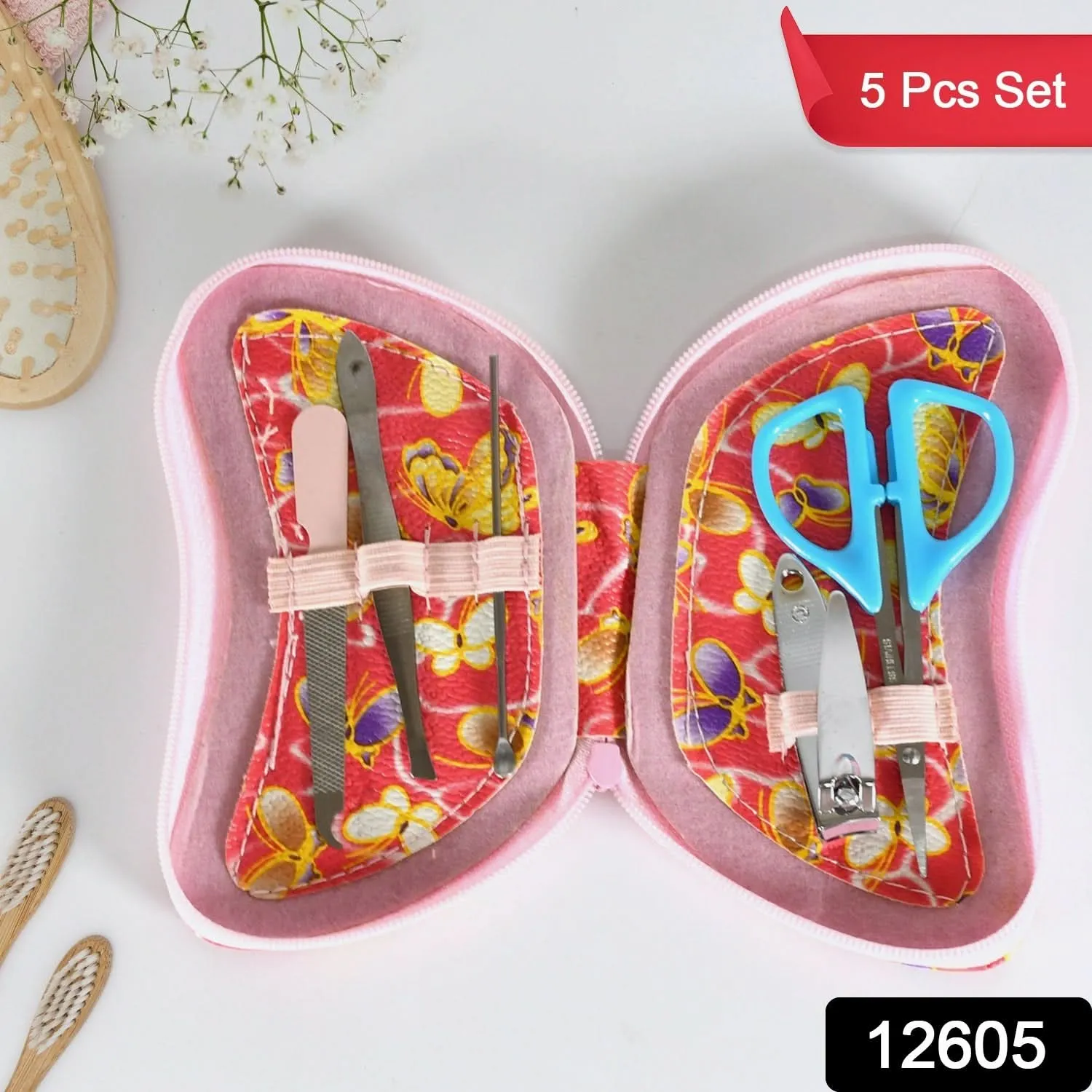 5-in-1 Stainless Steel Manicure Set for Women