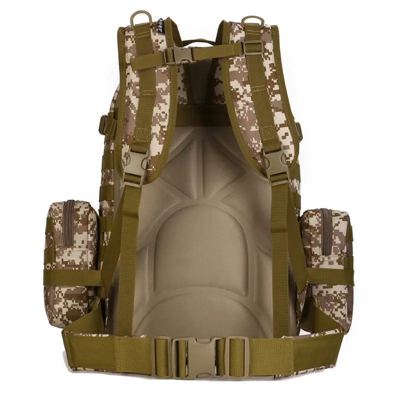 50L multifunctional camping large capacity tactical backpack