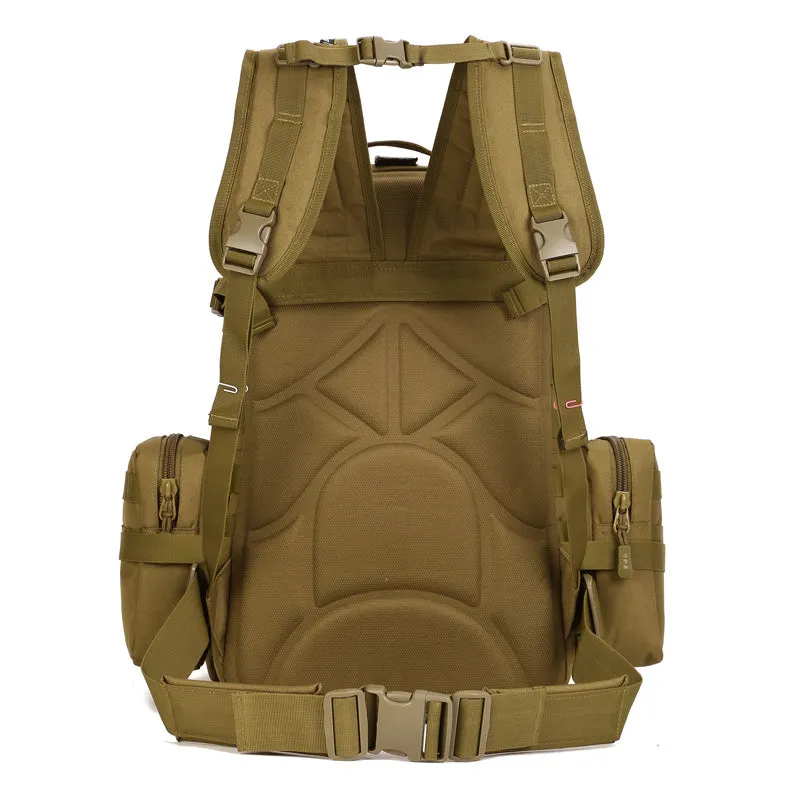 50L multifunctional camping large capacity tactical backpack