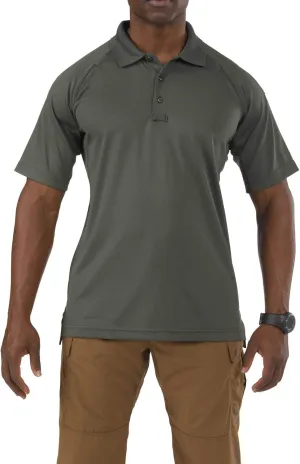 5.11 Tactical Men's Performance Short Sleeve Polo, 100% Polyester, Moisture Wicking, Style 71049