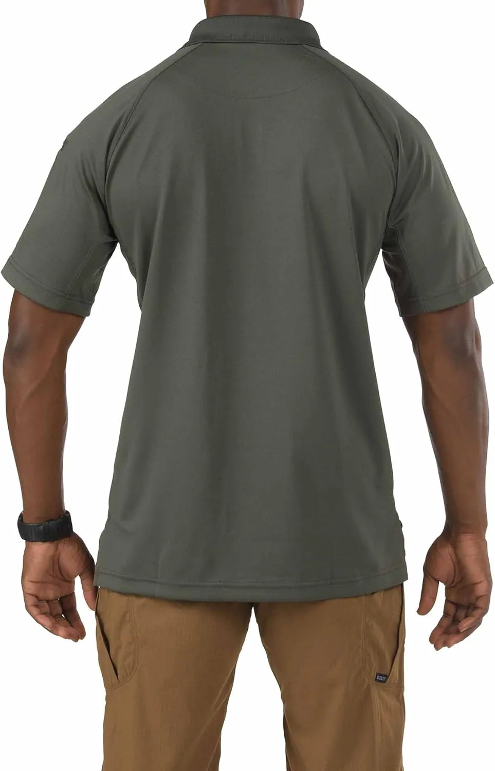 5.11 Tactical Men's Performance Short Sleeve Polo, 100% Polyester, Moisture Wicking, Style 71049