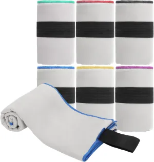 6 Pack Sweat Towels for Workout Quick Dry Microfiber Gym Towel Men Women Fitness Gear for Sports Exercise Tennis Yoga Running Cycling Hiking Towel(6 Pack(Grey))
