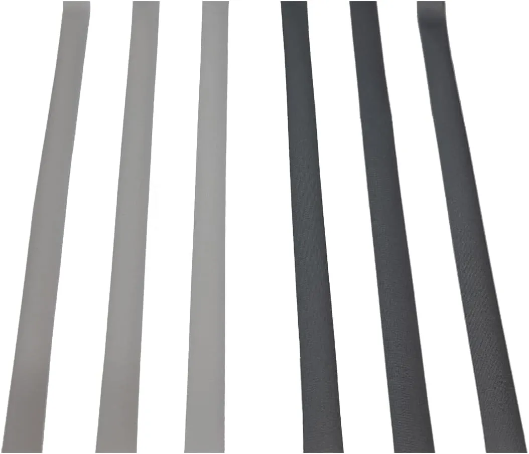 6 x 1yd Seam Tape Iron on Patch Gore Clothing Jackets Pants Repair Waterproof Fabric Sealing Mending Clothes Textile Adhesive (3 Black   3 Grey)