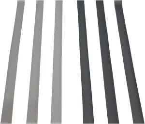 6 x 1yd Seam Tape Iron on Patch Gore Clothing Jackets Pants Repair Waterproof Fabric Sealing Mending Clothes Textile Adhesive (3 Black   3 Grey)