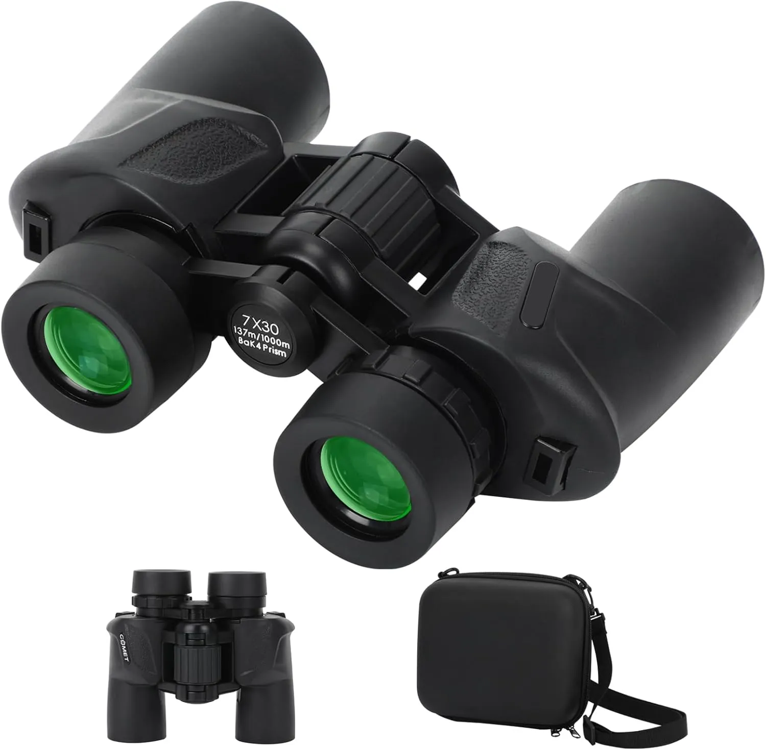 7x35 High Powered Binoculars for Adults,Compact Binoculars with Low Light Vision for Bird Watching Hunting Football Games Travel Stargazing Cruise