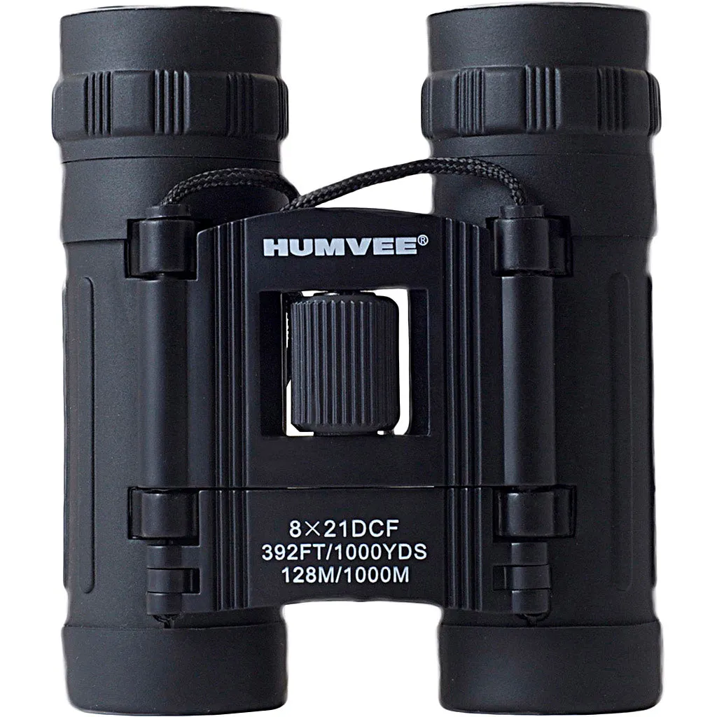 8x21 Compact Binocular - Black