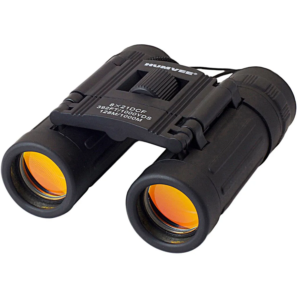 8x21 Compact Binocular - Black