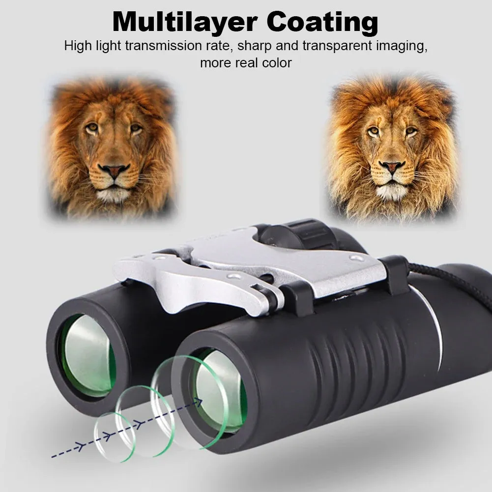 8x21 High-Powered Waterproof Binoculars – HD Wide-Field Optics for Bird Watching, Hunting & Events