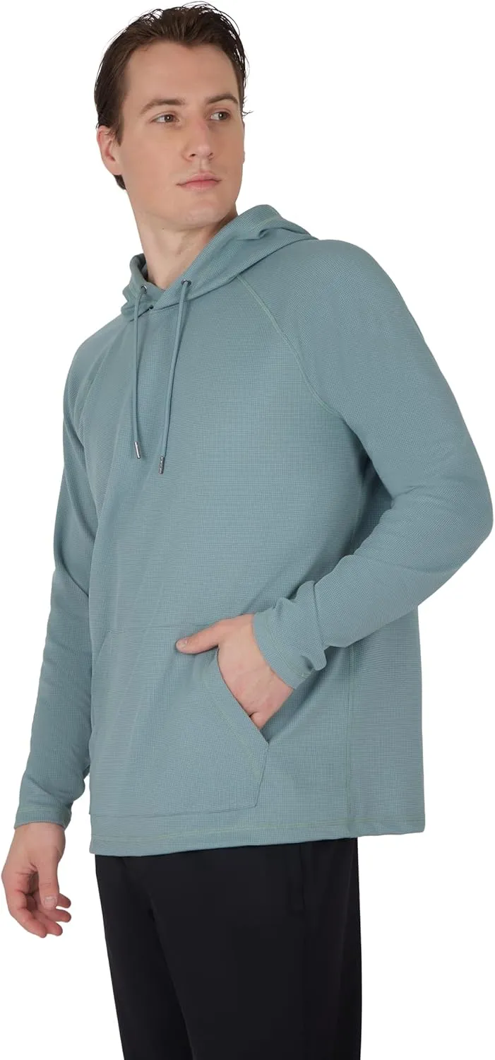 90 Degree By Reflex Mens Supreme Waffle Gear Up Hoodie