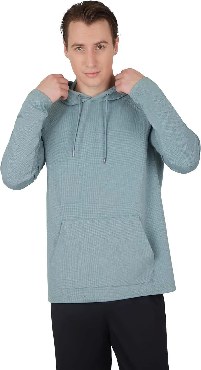 90 Degree By Reflex Mens Supreme Waffle Gear Up Hoodie