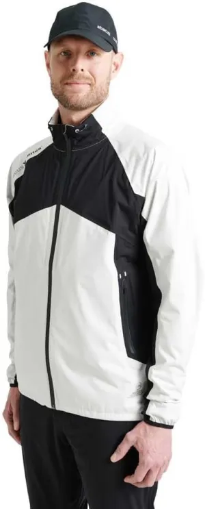 ABACUS Sportswear 100% Waterproof Stretchable Breathable Active Sports Men Pitch Rain Jacket (US, Alpha, Medium, Regular, Regular, clam)