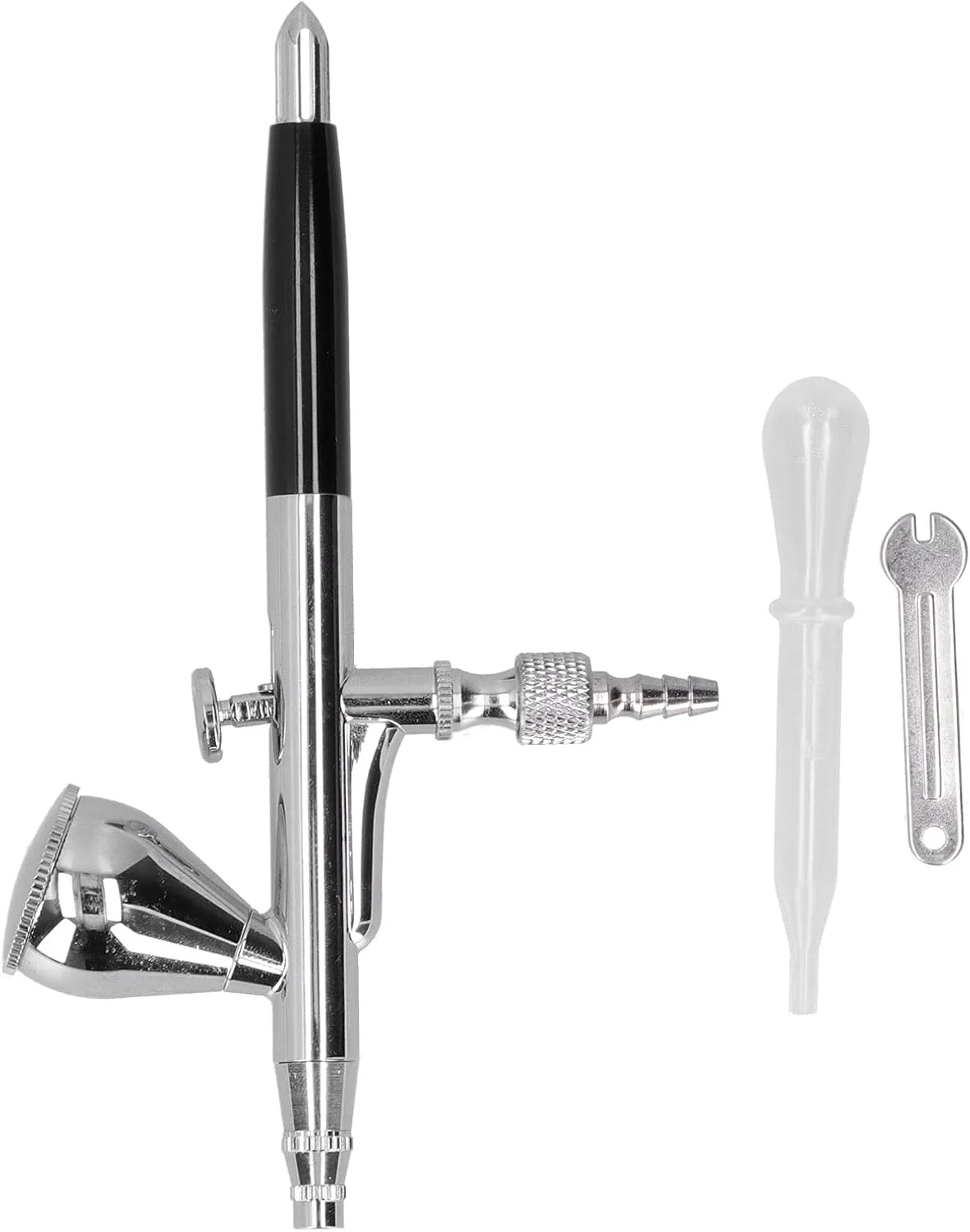 Airbrush Kit, Airbrush Paint Kit Air Brush Painting Set with 7CC Capacity Airbrush Sets G1/8 Air Brush Spray for Model Printing Home Decoration (Black)