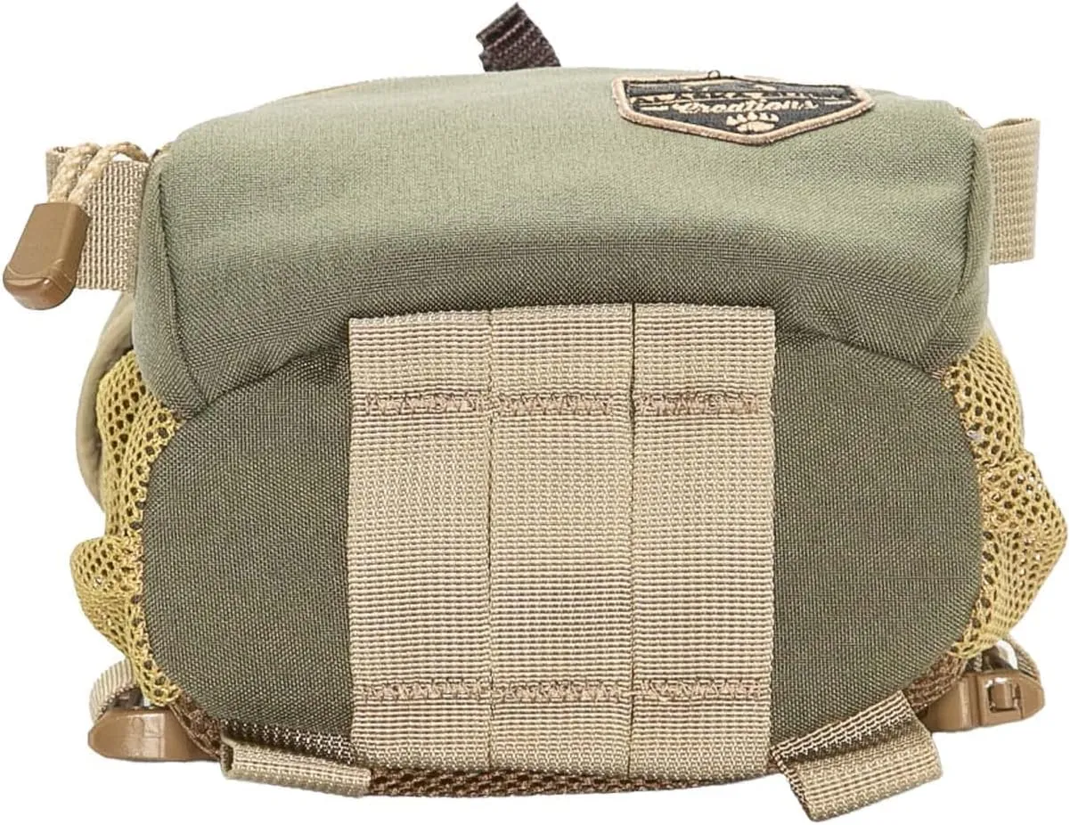 Alaska Guide Creations Hybrid Binocular Pack | Compact Utility Bag with Mesh Side Pockets | Binocular Harness for Comfort and Quick Access (Multicam)