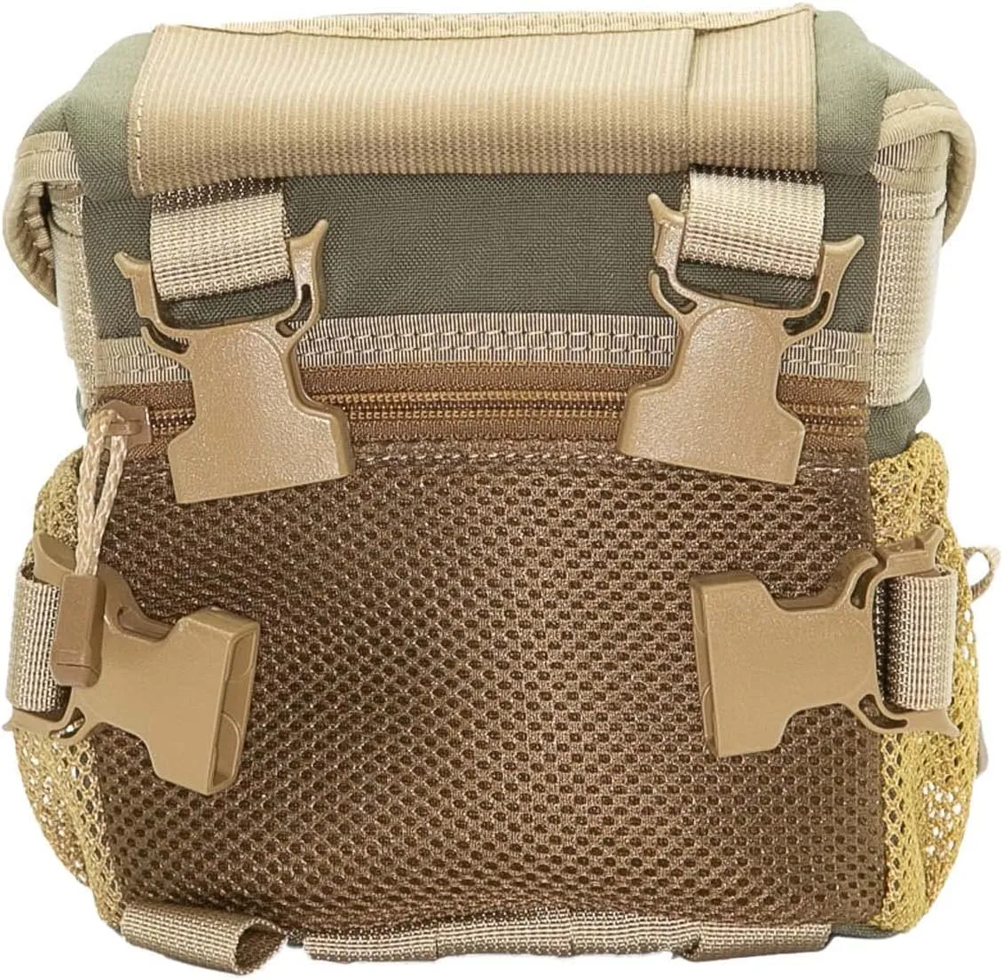 Alaska Guide Creations Hybrid Binocular Pack | Compact Utility Bag with Mesh Side Pockets | Binocular Harness for Comfort and Quick Access (Multicam)