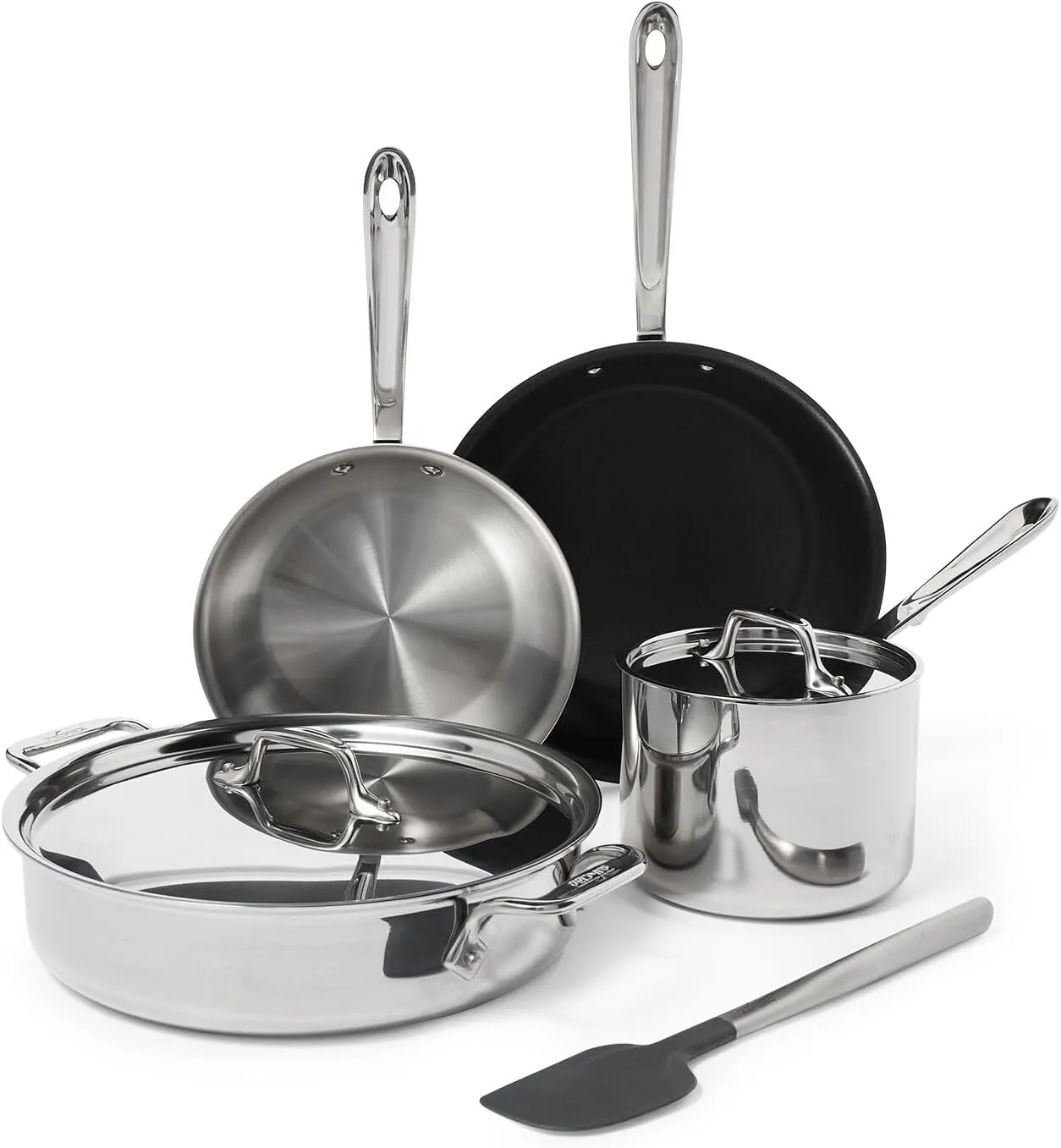 All-Clad D3 Stainless Steel 7-Piece Cookware Set