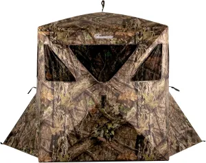Ameristep Care Taker Kick Out Pop-Up Ground Blind, Premium Hunting Blind, Mossy Oak Break-Up Country Camo, AMEBL3030