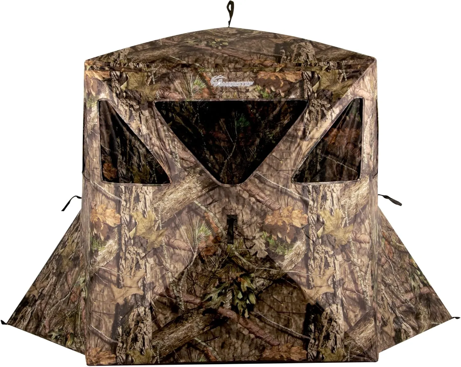 Ameristep Care Taker Kick Out Pop-Up Ground Blind, Premium Hunting Blind, Mossy Oak Break-Up Country Camo, AMEBL3030