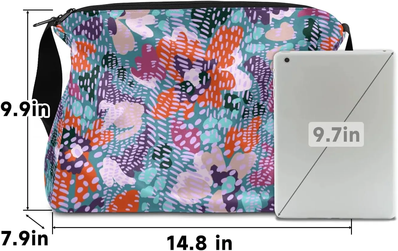 Art Fractal Painting Small Gym Bag for Men Women Workout Sport Duffle Bag Waterproof Weekender Overnight Bag Lightweight Carry on Tote Bag Crossbody Shoulder Travel Bag for Swim Yoge Dance