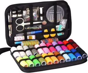 ASWRTYJO 24 Color Home Travel 98 Piece Combination Sewing Set Needle and Thread Bag Portable Multifunctional