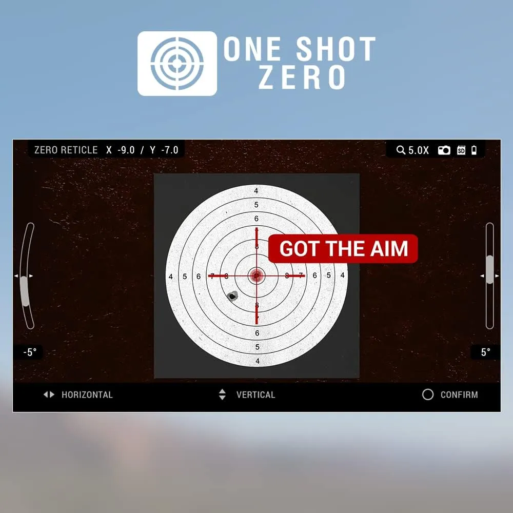 ATN X-Sight LTV Smart HD Day & Night Vision Scope with QHD  2688x1944 Sensor | One Shot Zero, 720p Video Recording, Ultra Lightweight, Low Power Consumption | Exclusive Signature Series Kit