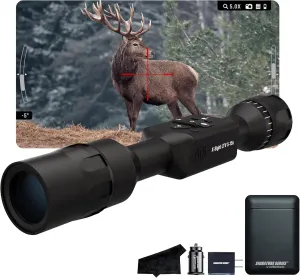 ATN X-Sight LTV Smart HD Day & Night Vision Scope with QHD  2688x1944 Sensor | One Shot Zero, 720p Video Recording, Ultra Lightweight, Low Power Consumption | Exclusive Signature Series Kit