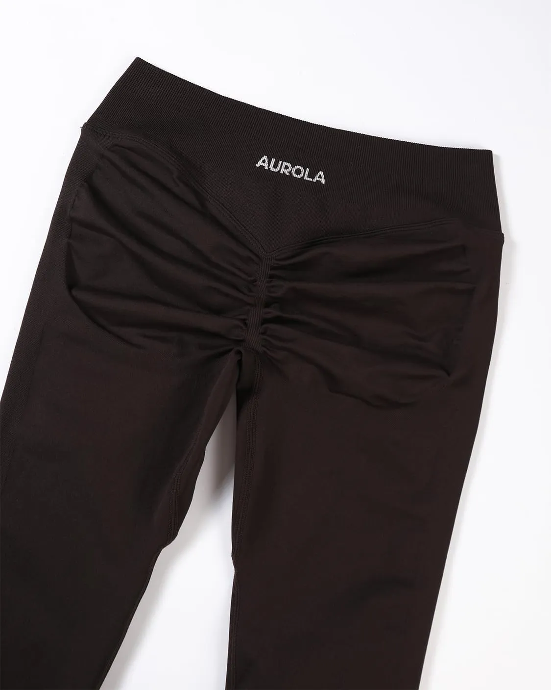 AUROLA Influence Workout Leggings for Women, Seamless Compression Tummy Control Leggings Mid Rise Yoga Pants